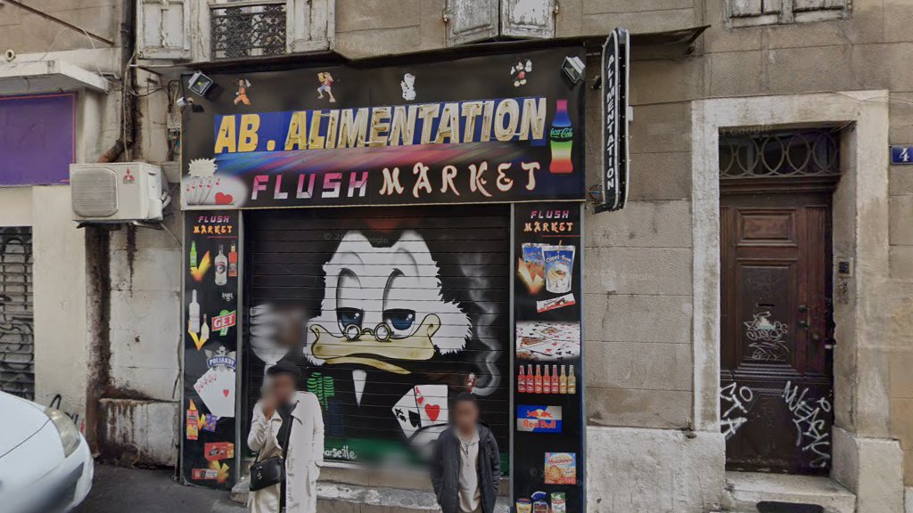 Flush market . Alimentation